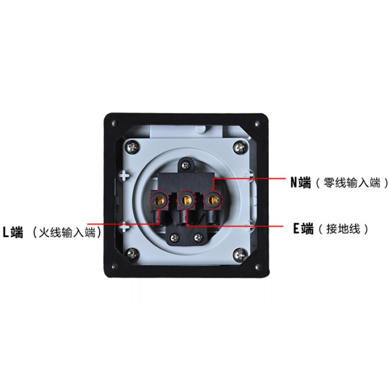 室外多功能明装新国标五孔接线插座 防水防晒抗紫外线插座 ce认证