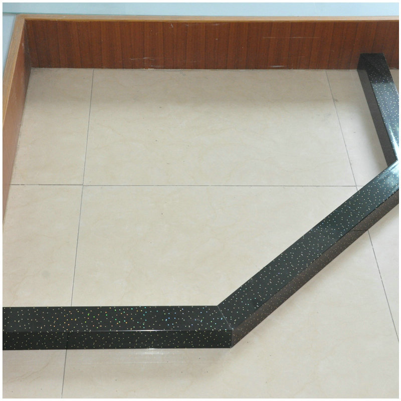 钻石形水条仿大理石纹挡水条 简易淋浴房洗澡间厂家批发