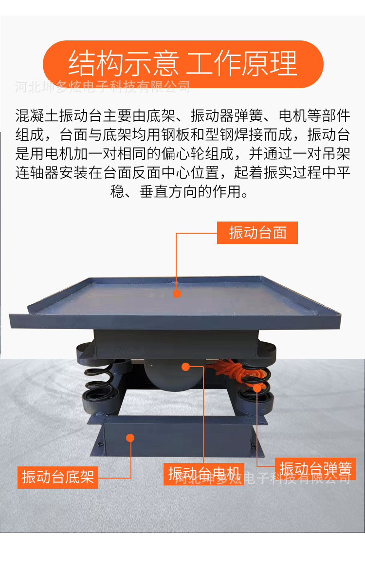 小型混凝土振动台砼震动台实验水泥振动板试块震动平板0.5米1米