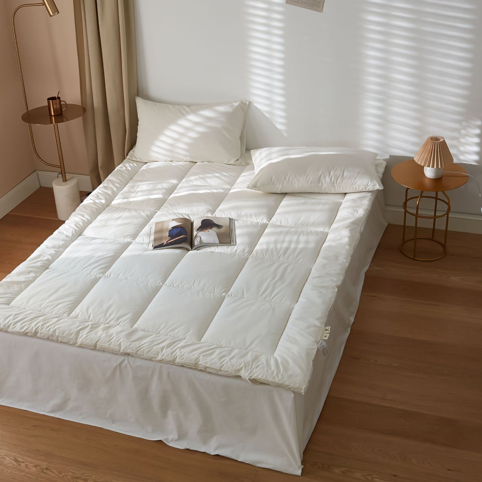 酒店宾馆全棉羊毛床垫加厚1.51.8米双人家用床垫床褥子榻榻米垫被