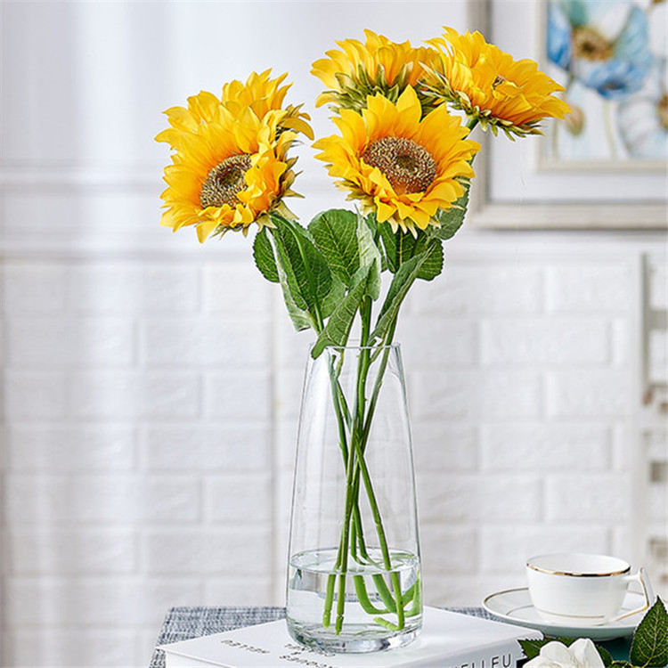 仿真向日葵太阳花家居装饰花 花瓶插花道具