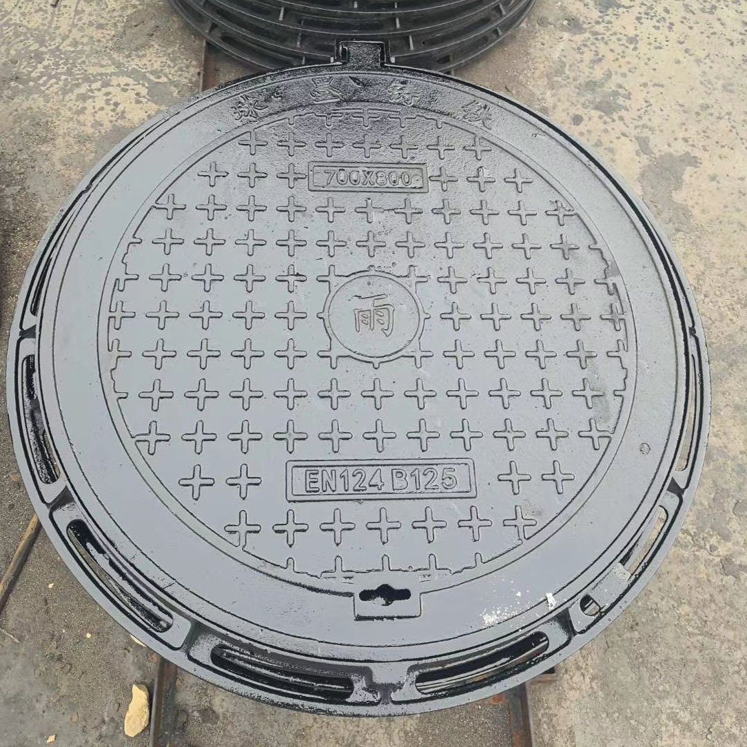 球墨铸铁井盖en124b125球墨铸铁圆形可调式井盖福建厂家直销