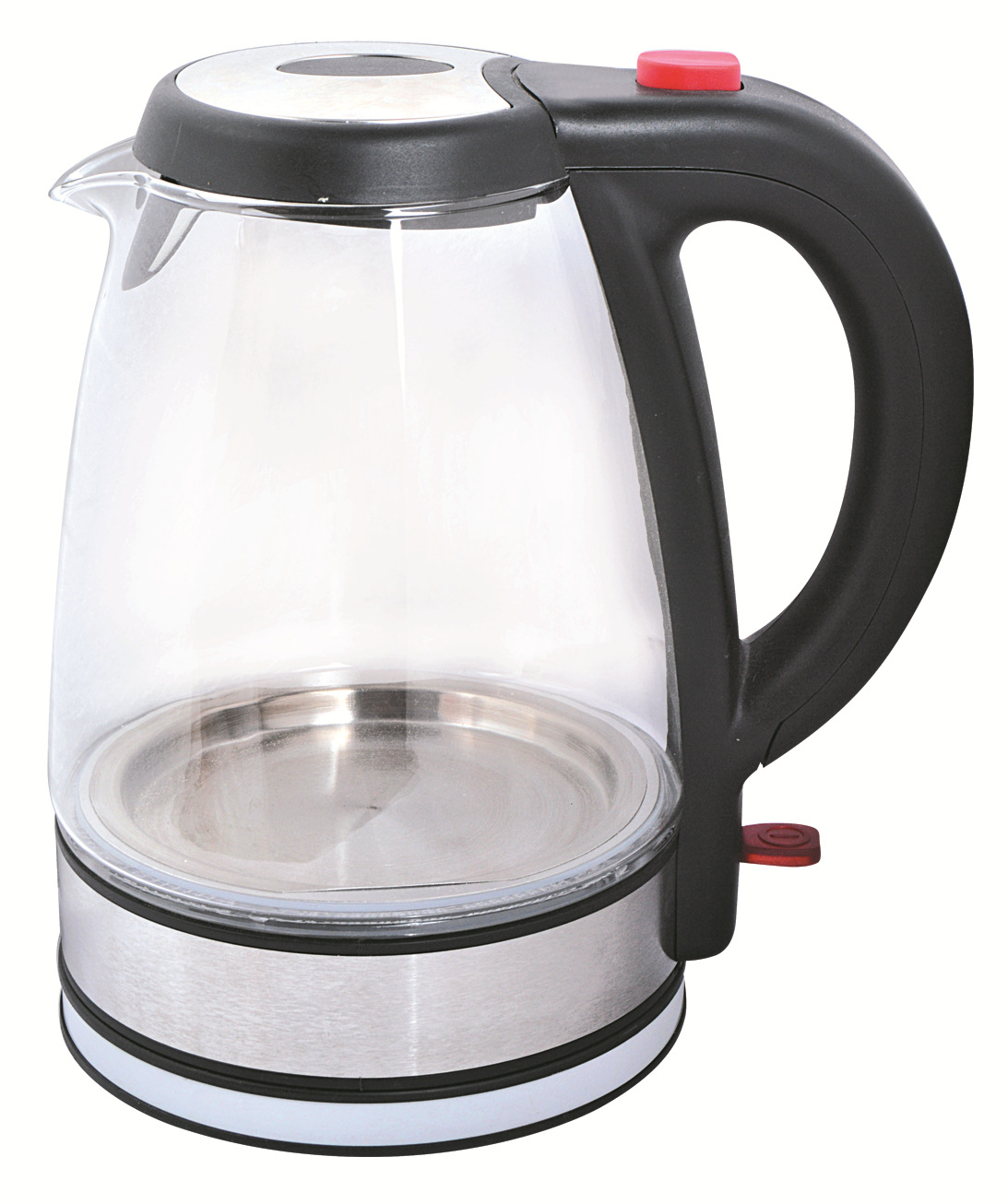 时尚设计钢化玻璃电热水壶