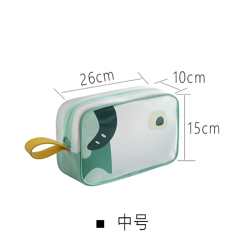 Waterproof Transparent Cartoon Cosmetic Bag Female Online Influencer Large Capacity Travel Portable Portable Wash Bag Cosmetics Storage Bag