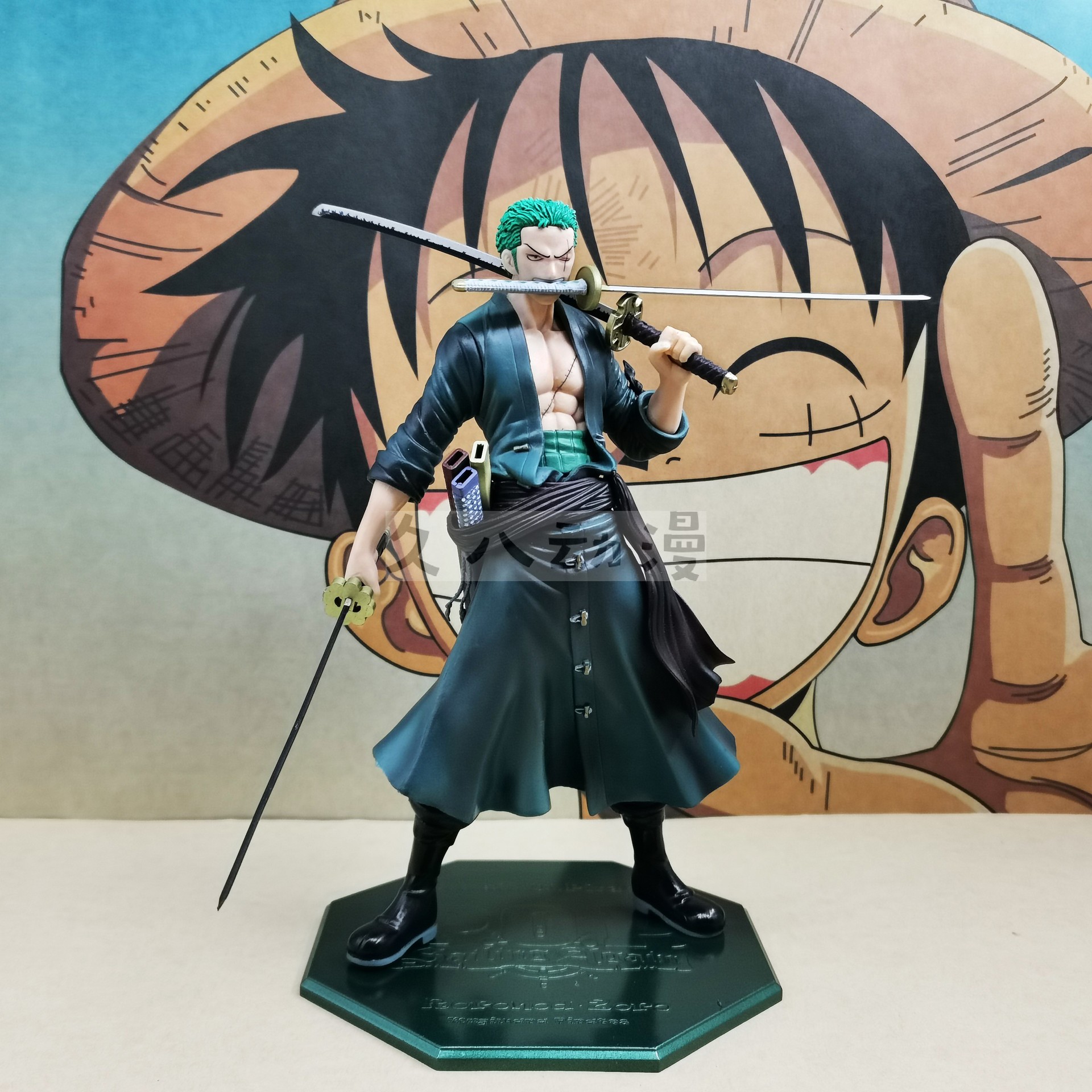 优质版 海贼王 两年后 pop 索隆 三刀流 盒装手办公仔摆件模型