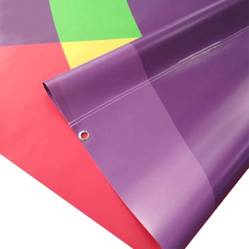 制作高清uv刀刮布灯布户外写真双面uv喷绘布双喷布uv打印工厂