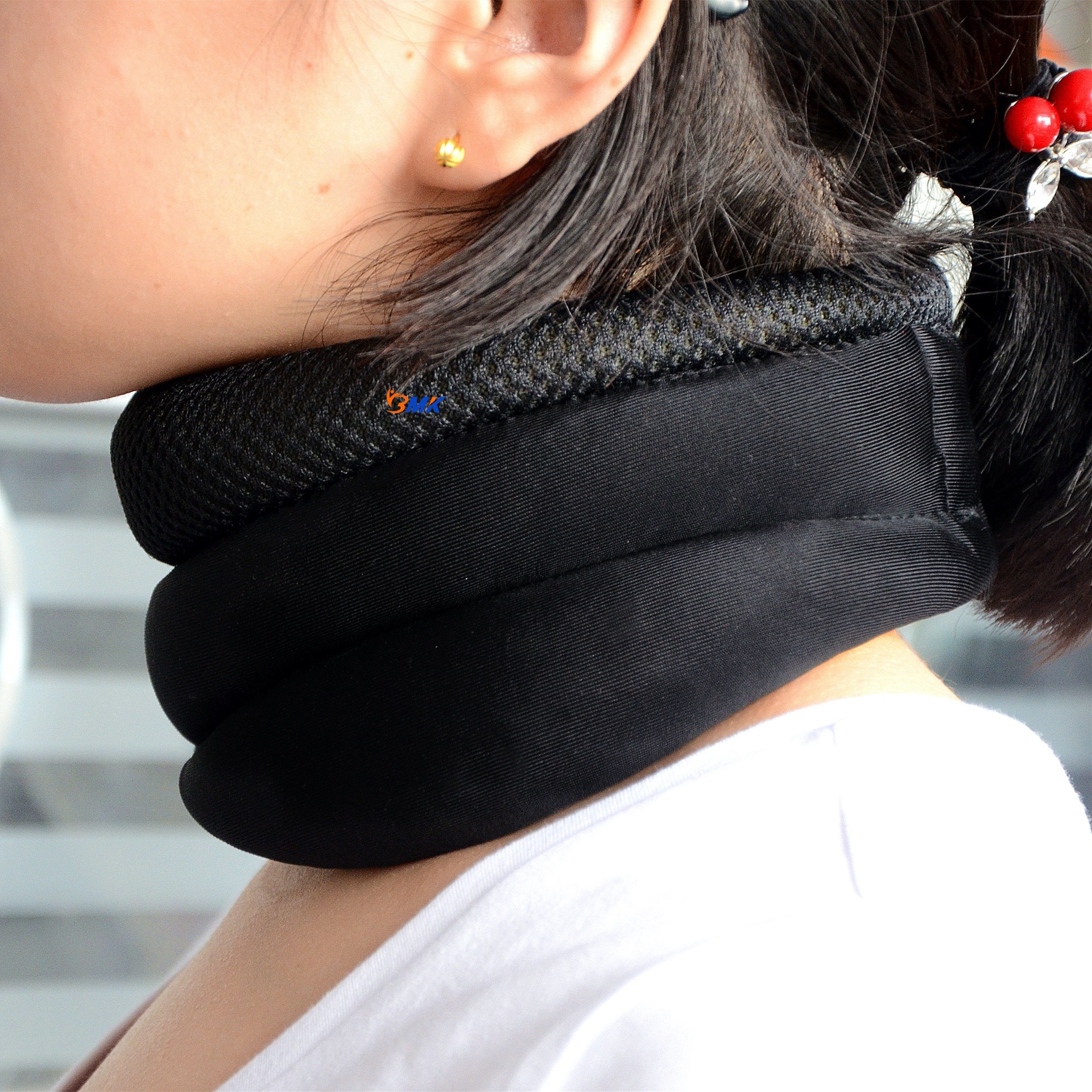 批发黑色海绵围领护颈 防寒护颈带护颈椎护颈部保护脖子 现货