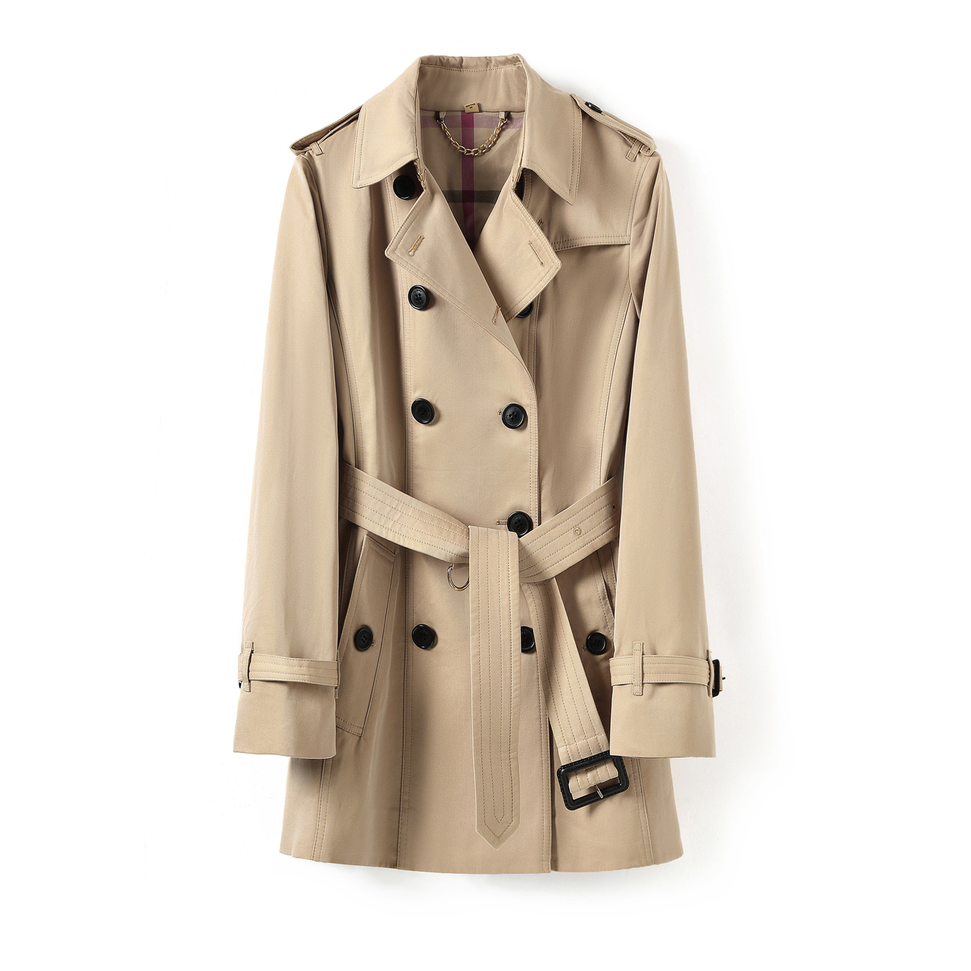 风衣女装2020秋新款矮小个子气质百搭外衣短款风衣女港风纯棉外套