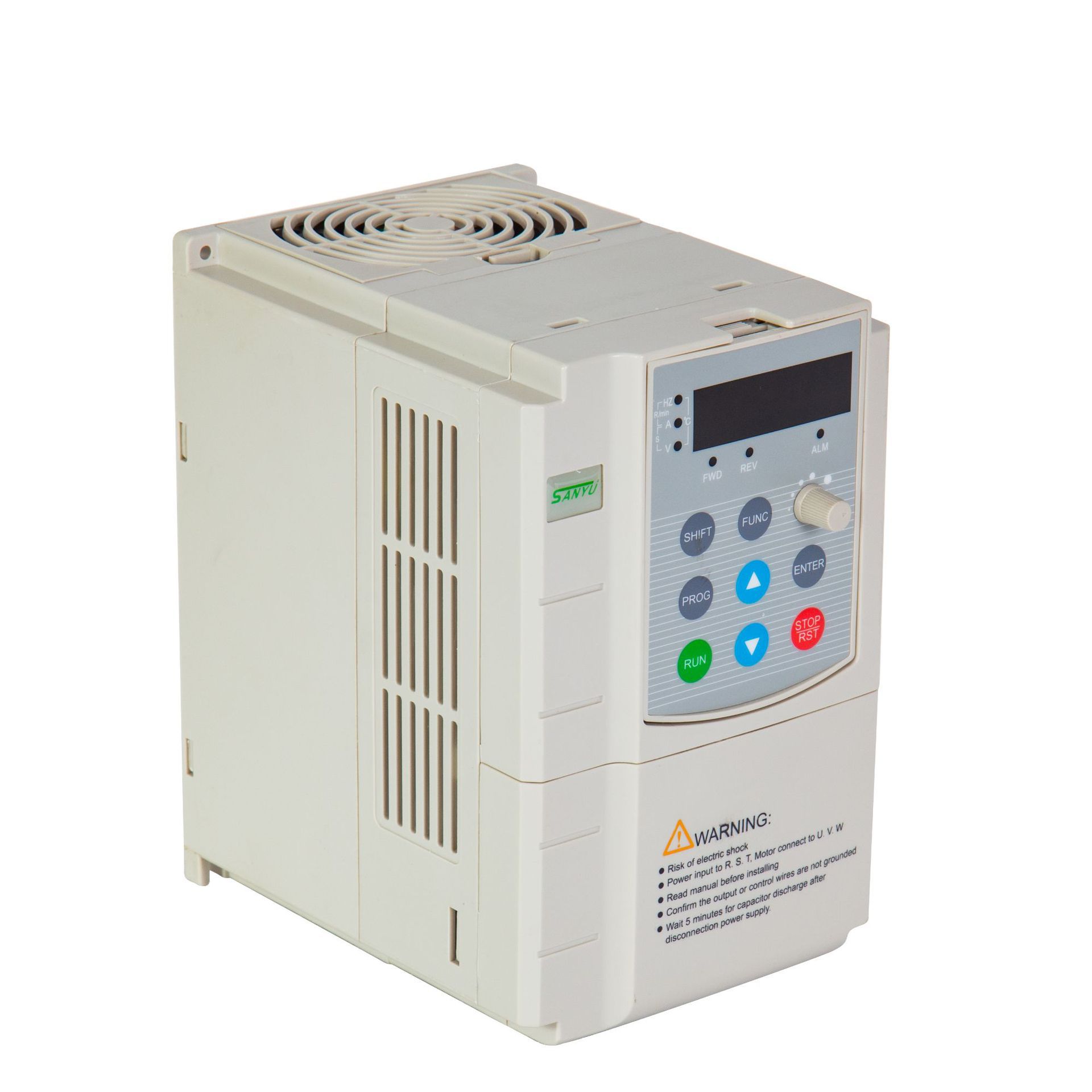 5kw 220v矢量控制电机调速器 轻型 通用变频器 sanyu