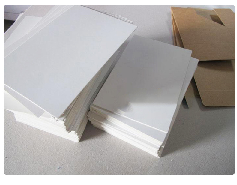 350克白卡纸 盒装 空白明信片 单词卡 宝宝识字 0.5mm包装用纸