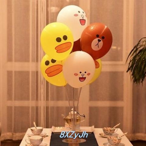 婚庆婚礼桌摆布置透明气球桌飘宝宝生日宴气球树底座桌面支架装饰