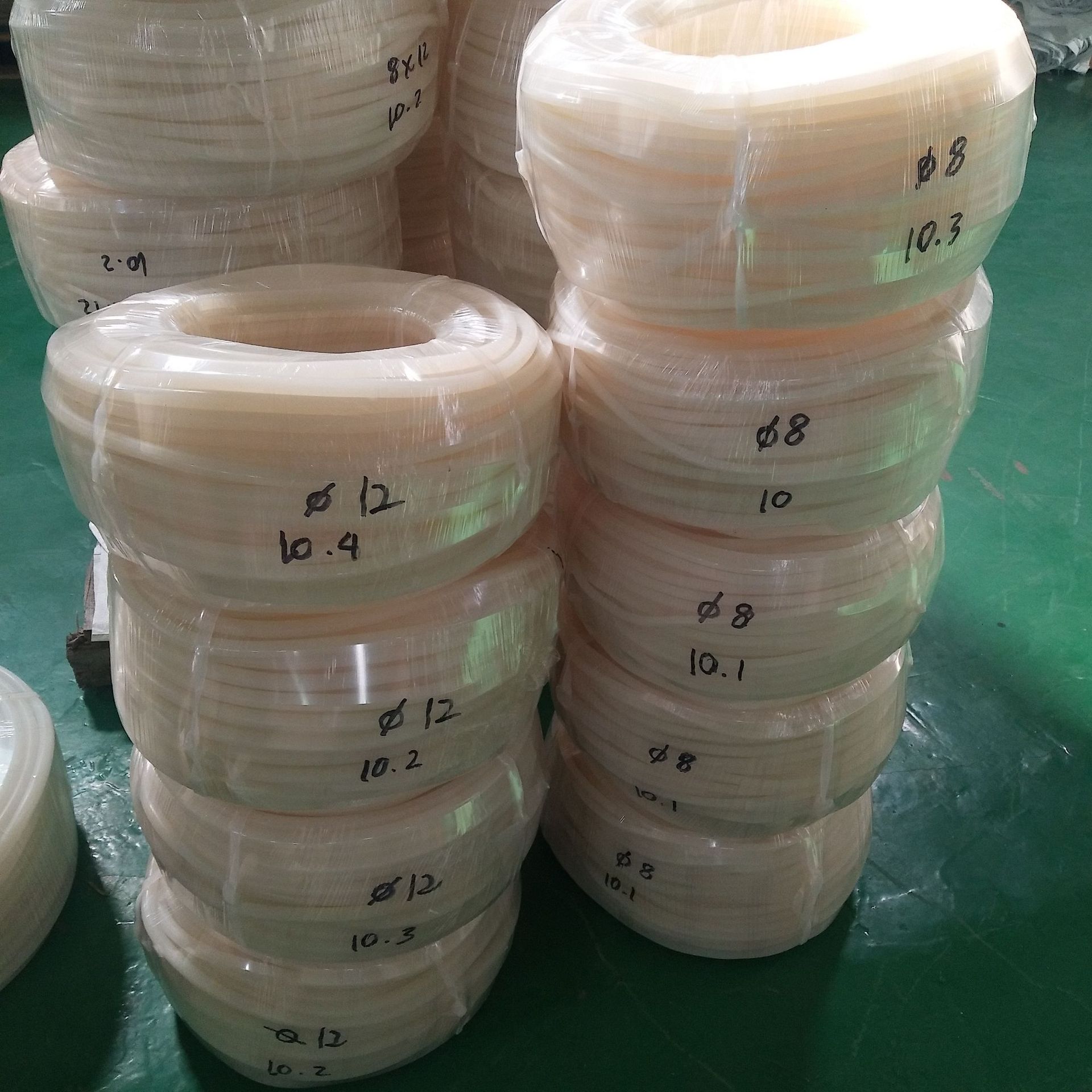 硅胶实心圆条8mm 乳白色硅胶条 厂家直销硅胶密封条 硅胶密封件