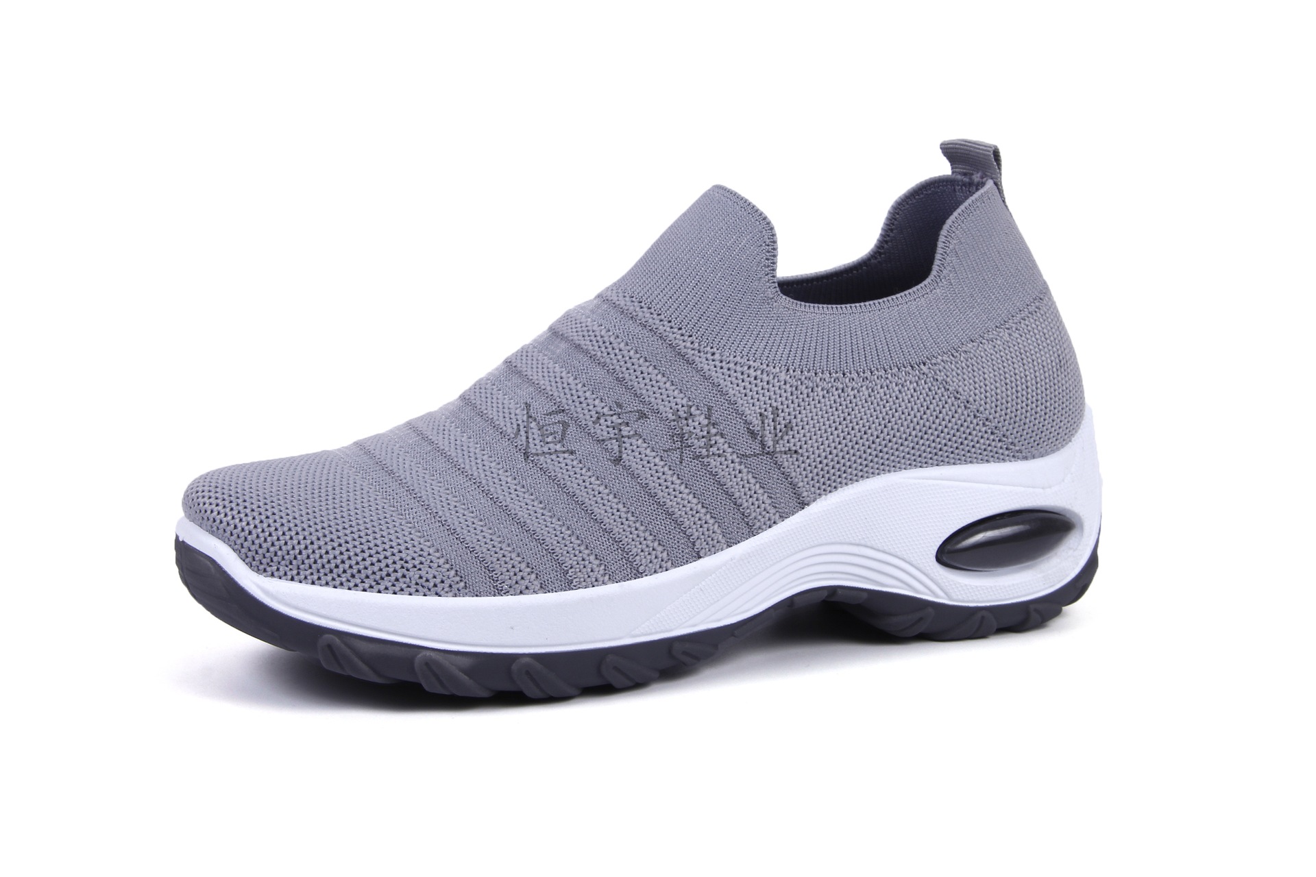 Hengyu 2023 Popular Cross-Border E-Commerce Women's Shoes Air Cushion Flying Woven Sports Slip-on Shoes Fashion Casual Shoes Sock Shoes