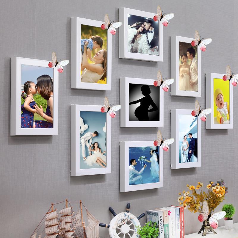 【一套】相框组合相框七寸挂墙相片墙相框墙卧室房间装饰品照片墙