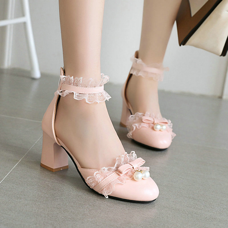 女童皮鞋女孩中大童小孩高跟公主鞋很高主持人表演出走秀儿童单鞋