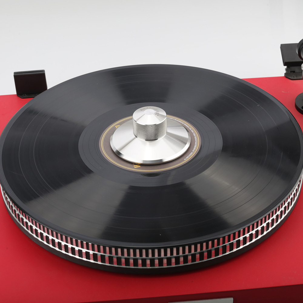 卡莱斯黑胶唱机lp压镇 lp唱机专用碟压镇 唱片镇 压 不锈钢 390g