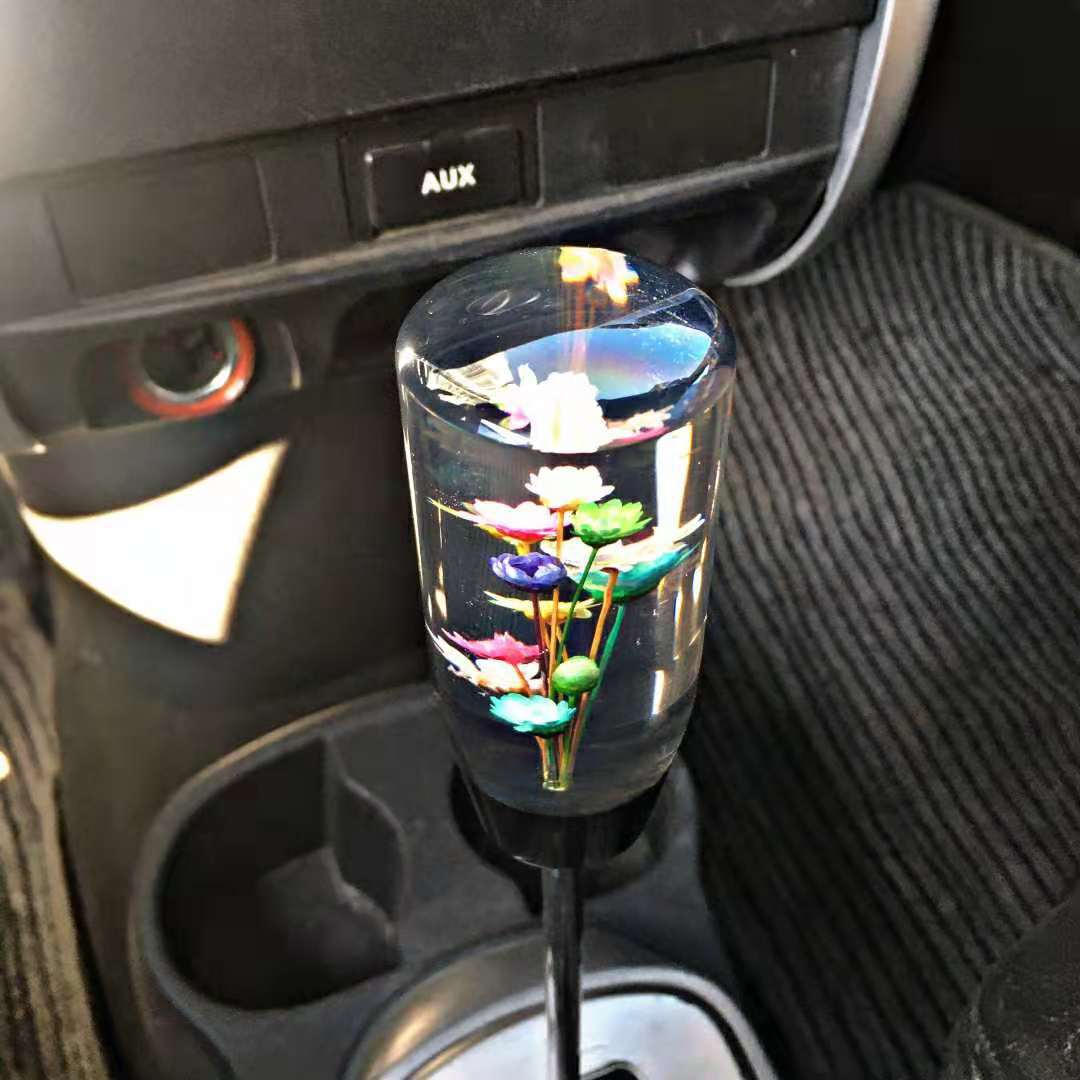 汽车改装水晶排挡头 水晶花挡把头 车用排挡杆 波棍头 挂挡头