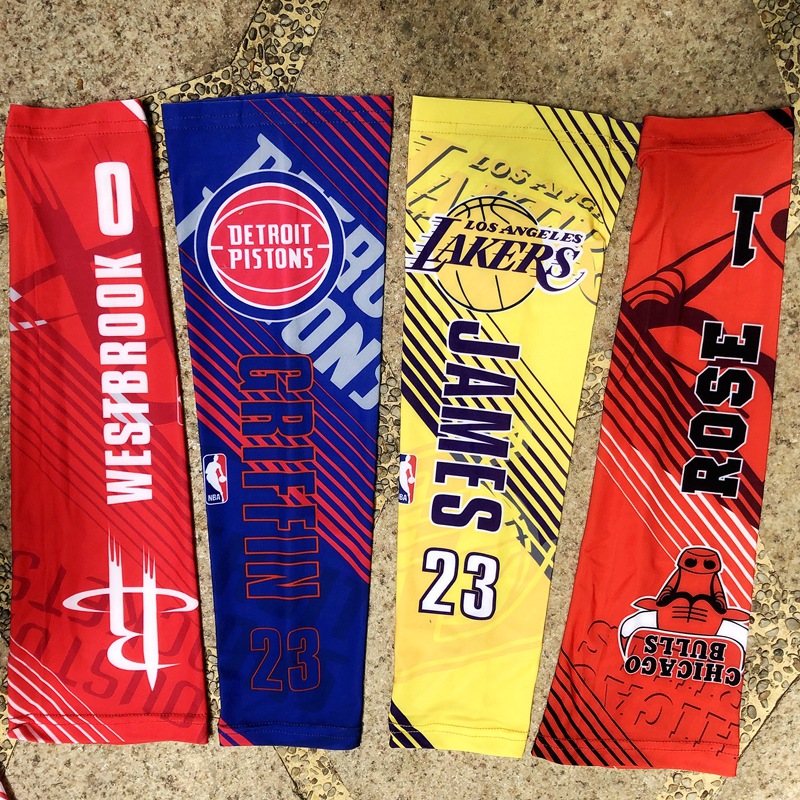 nba球星库里科比詹姆斯篮球护臂长款护肘护腕雄鹿湖人队运动护具