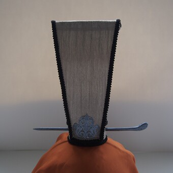 透纱束发冠秦汉代束发冠三国魏晋南北朝透纱束发冠古装剧束发冠