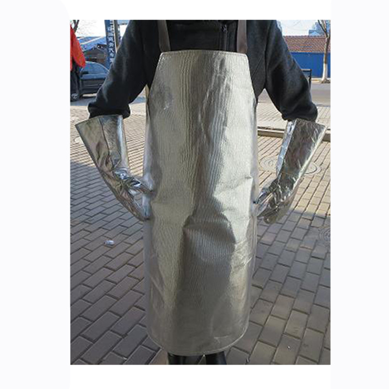 厂家直销隔热围裙铝箔阻燃防火防护衣服冶炼防烫阻燃耐高温隔热服