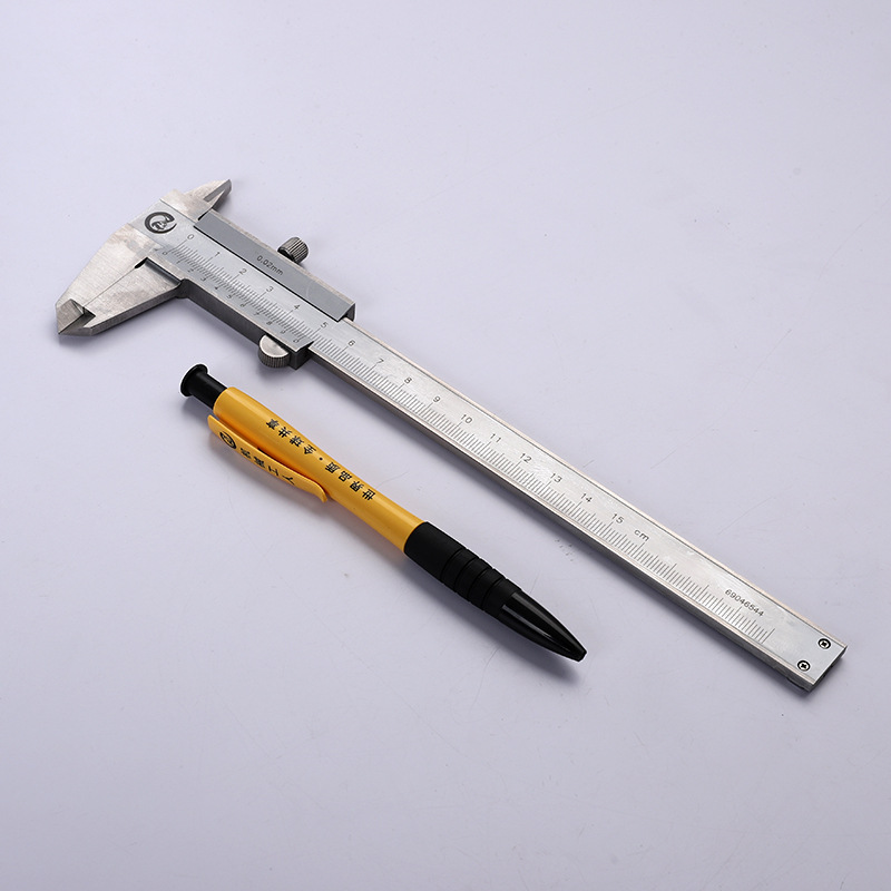 机械工人游标卡尺四用卡尺深度尺整体闭合式卡尺一体式机械卡尺