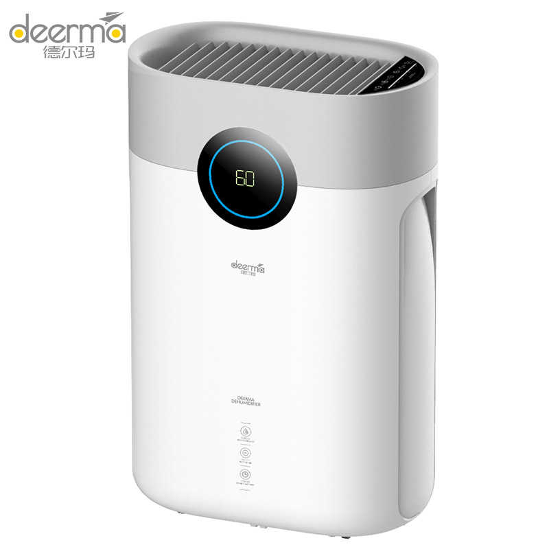 德尔玛家用强劲抽湿机超大除湿量静音吸湿器雨季净化除湿机dt16c