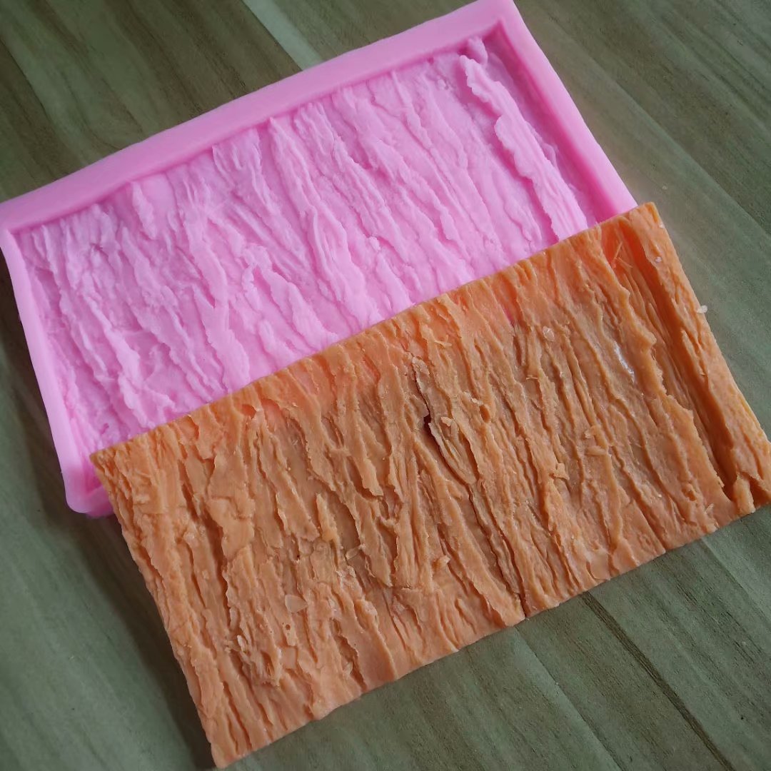 树皮花纹蕾丝液态手工翻糖模硅胶模具 diy烘培蛋糕装饰工具