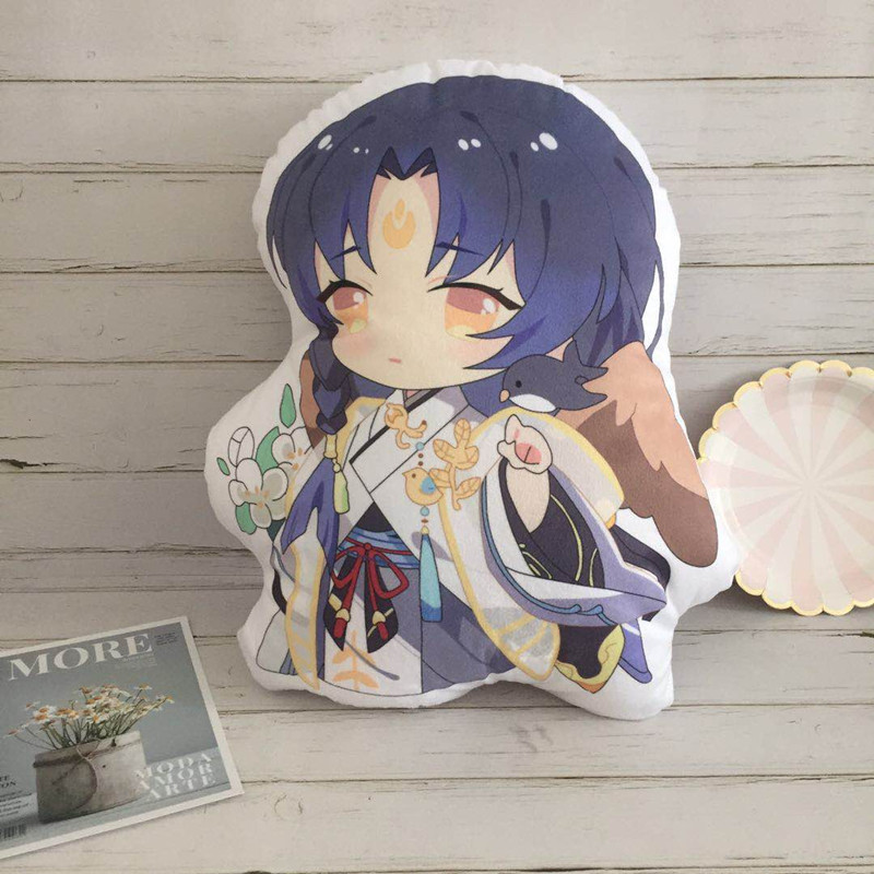 动漫游戏食物语抱枕靠垫手游周边佛跳墙北京烤鸭毛绒玩具抱枕挂件