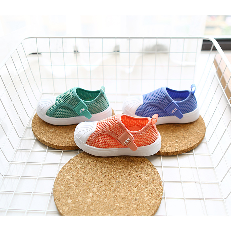 企鹅同学宝宝鞋2021春季学生网面透气学步鞋男童女童机能鞋童鞋靴