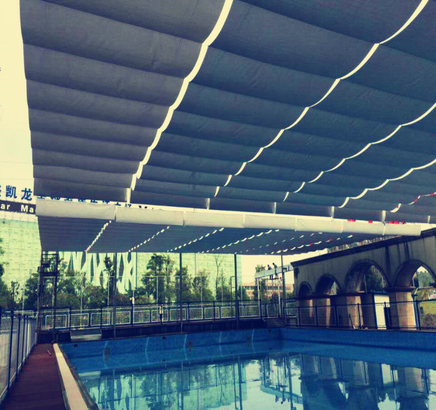 供应采光顶天棚遮阳帘商场电动隔热天蓬帘批发品种型号齐全可开票