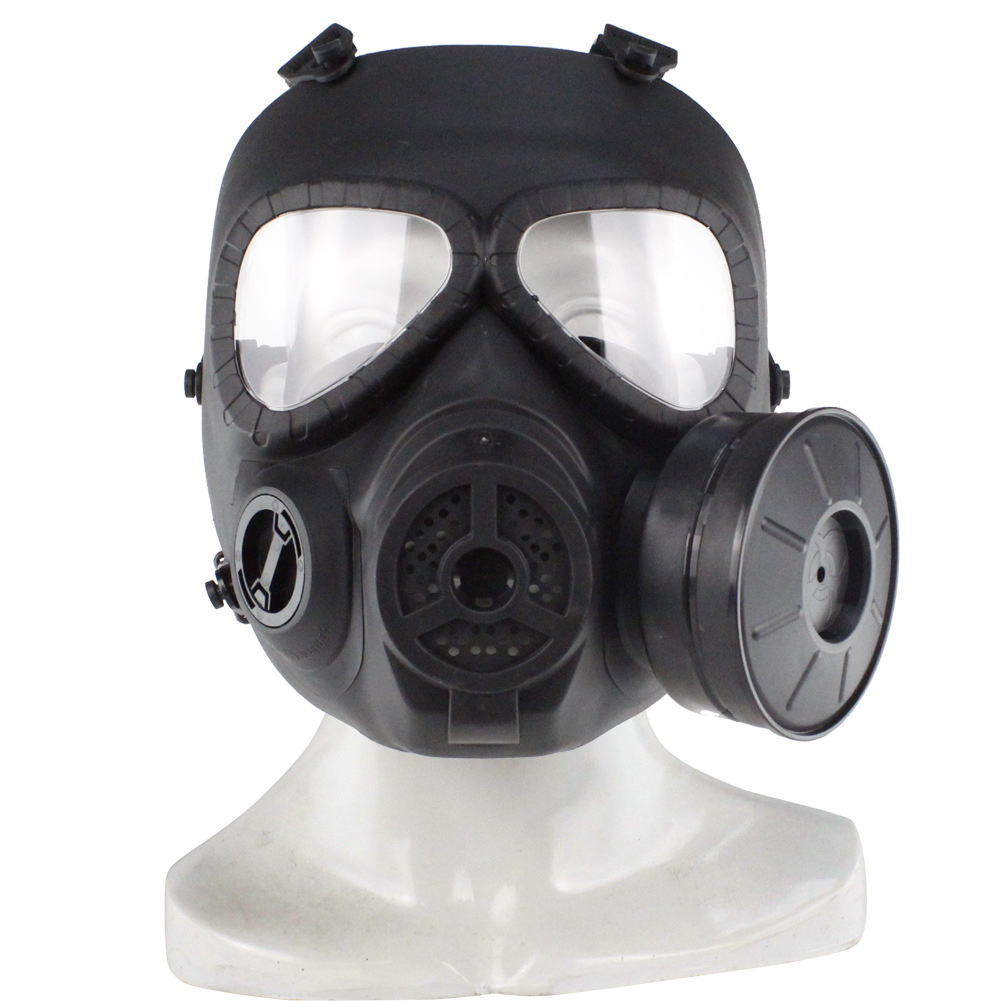 Wosport Factory Direct Sales Chief M04 Gas Mask CS Field Tactical Mask Lens Anti-Fog Exhaust Equipment