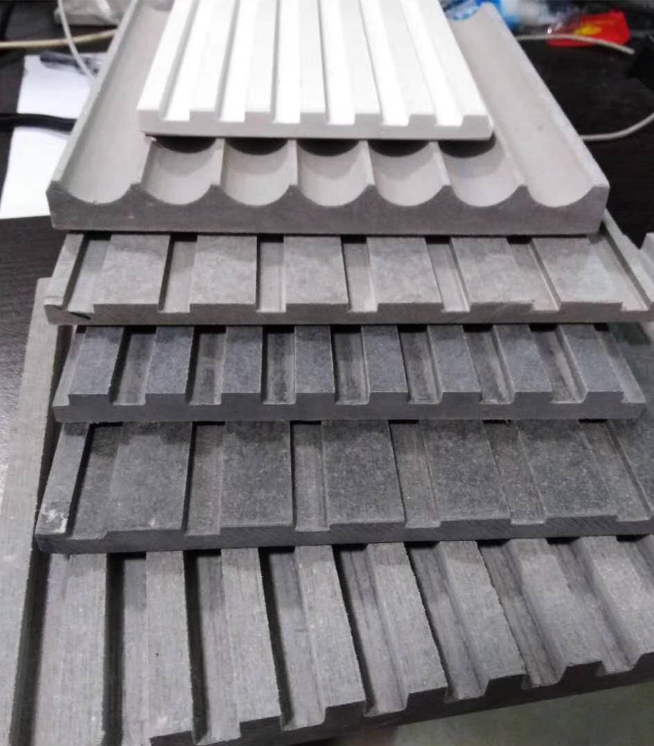 清水混凝土壁岩凹槽板 酒店门店等室内墙面板 纤维水泥板可定制