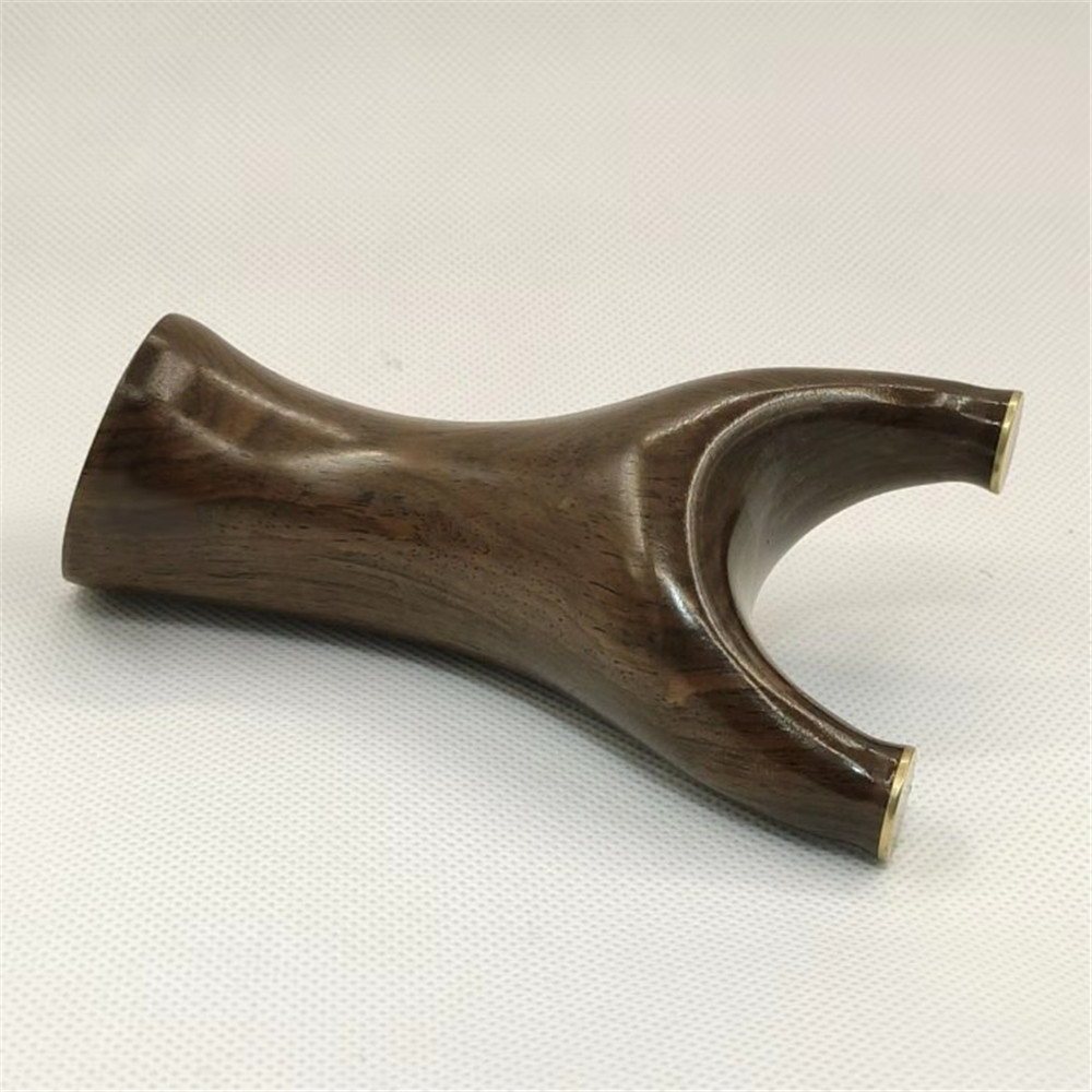 邓飞虎弹弓 绿檀飞虎叉木弓 黑檀胖飞虎五代手工实木檀木弹弓