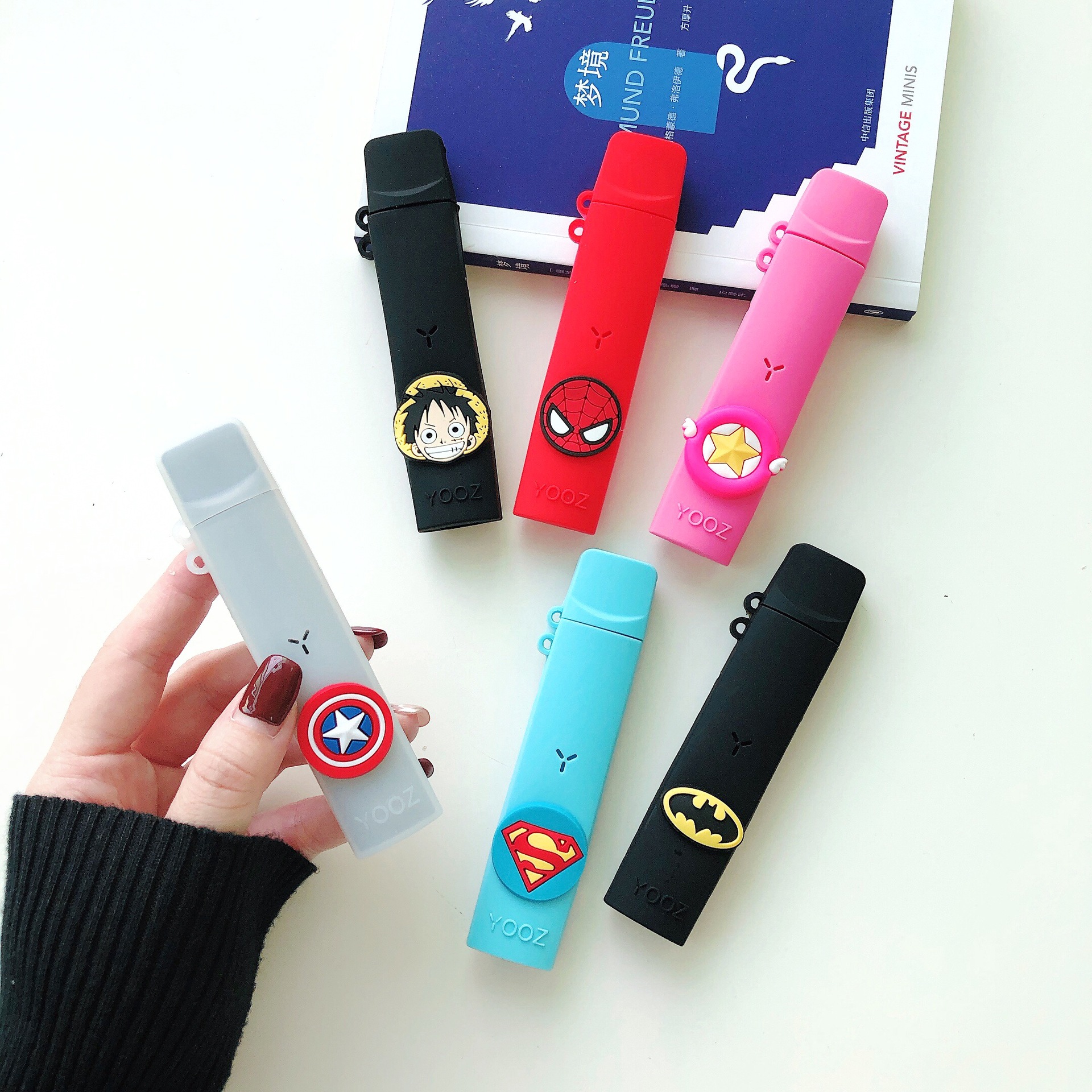 电商热销款柚子保护套yooz二代硅胶公仔套电子器烟套柚子1代套