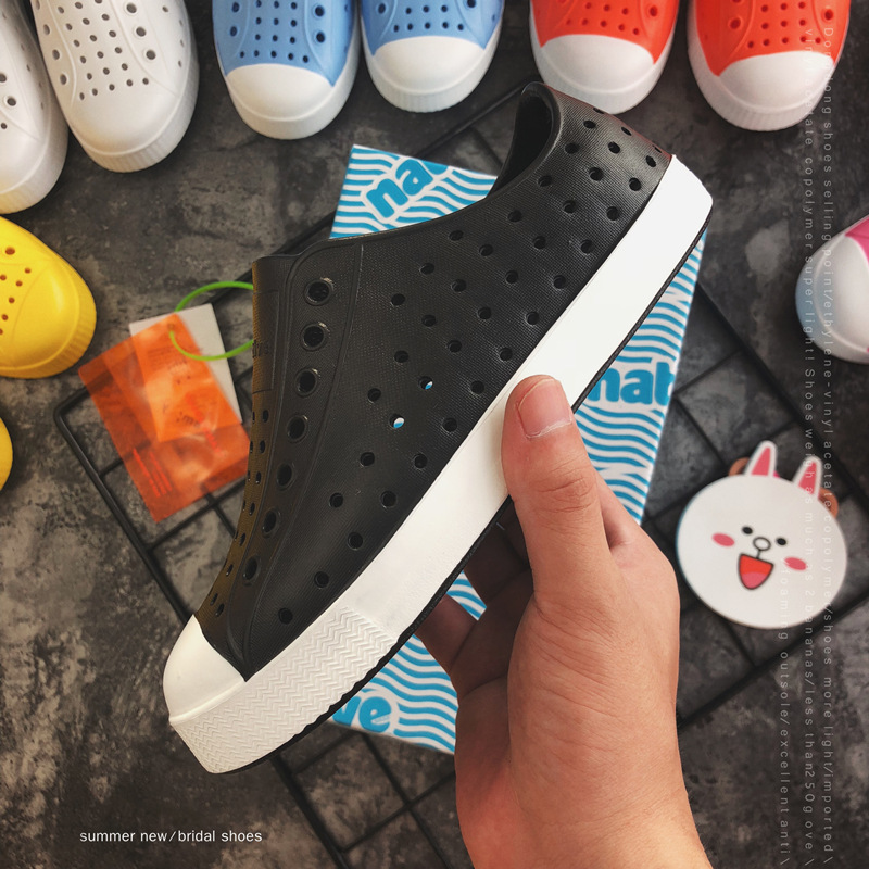 Wncnative Children's Shoes Summer Casual Cartoon Hole Shoes Sandals Hollow out Boys Girls' Beach Shoes Wholesale