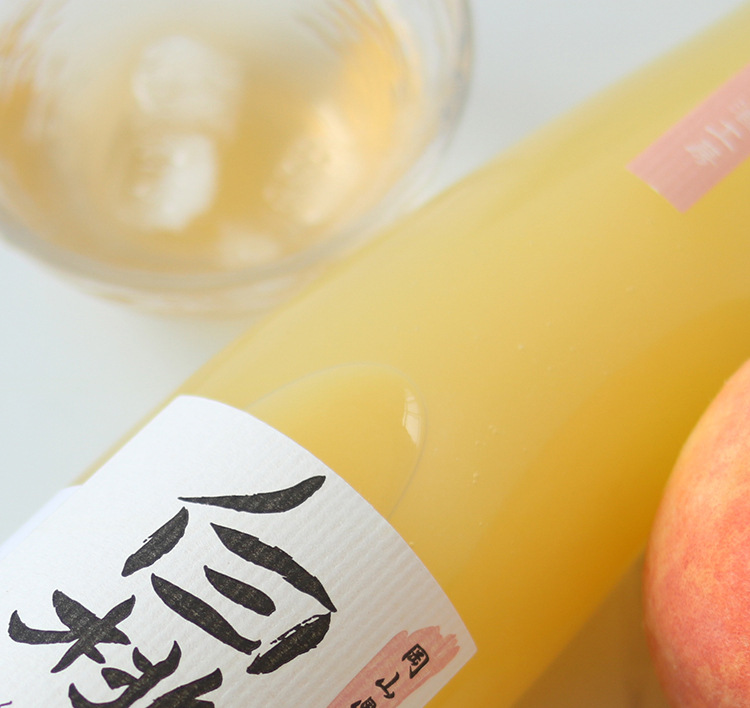 日本原装进口白桃甜果酒 利口酒 好心情360ml 日本冈山县桃子酒