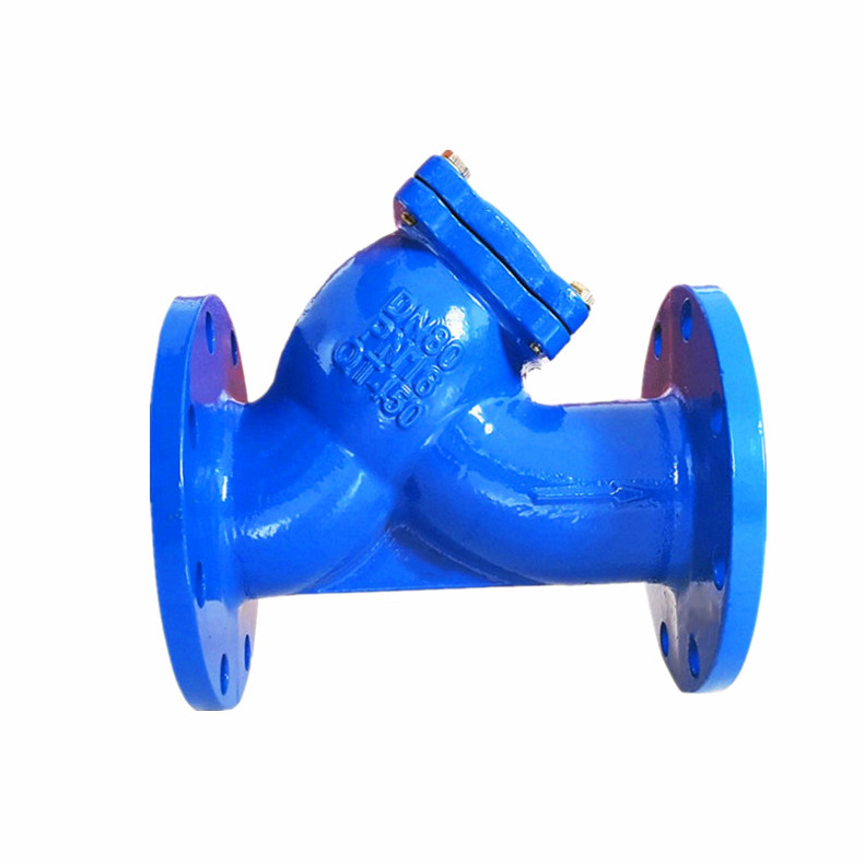 gl41h-16沪工国标球墨铸铁y型法兰过滤器阀dn50 100 150 200良工
