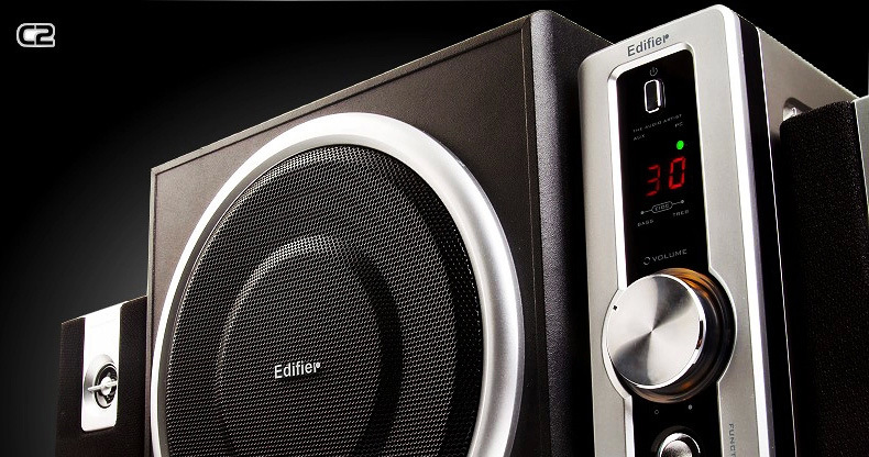 漫步者 c2 多媒体音箱 低音炮 独立功放 一件代发 拍下改价