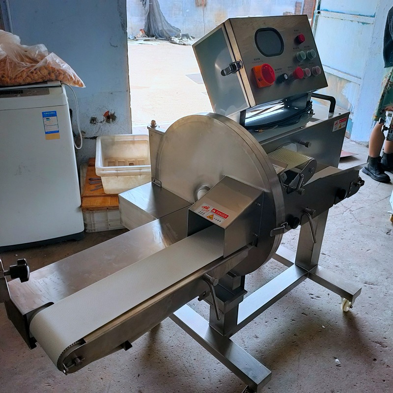 自动切巴沙鱼鱼片机 切黑鱼酸菜鱼切片机 尺寸可调巴沙鱼切片机