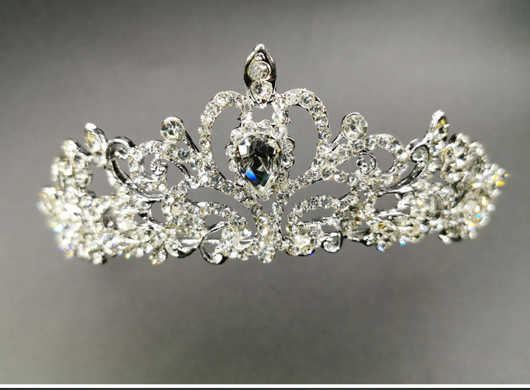 cq新娘皇冠欧美复古水大王冠头饰发饰配饰饰品皇冠跨境热款批发