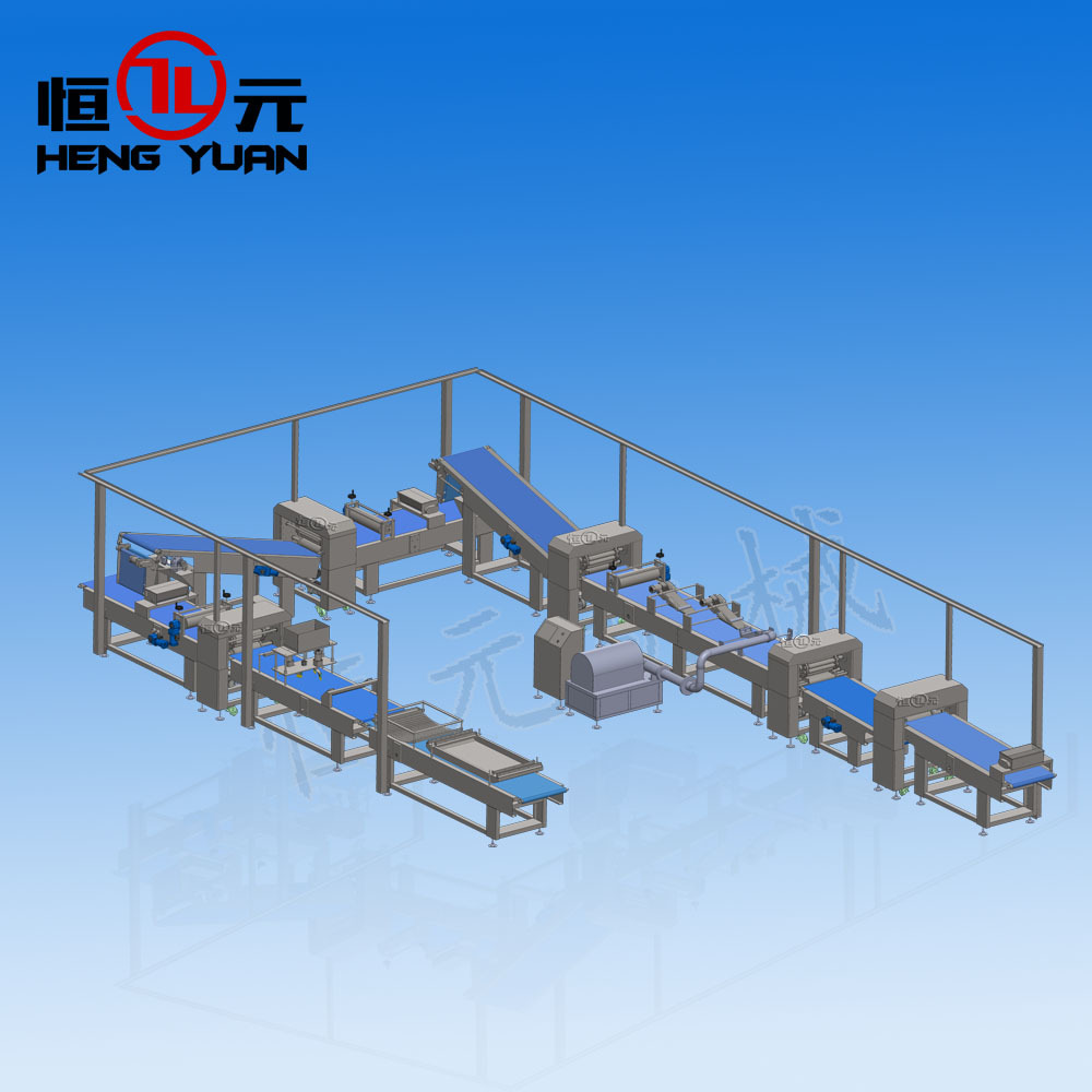 恒元全自动大型蛋挞皮生产线 蛋挞机 蛋挞皮设备 厂家直销