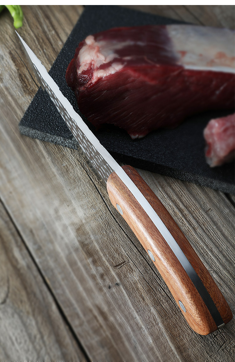 手工锻打剔骨刀分割刀不锈钢切肉卖肉专用屠宰刀尖刀割肉剔肉刀具