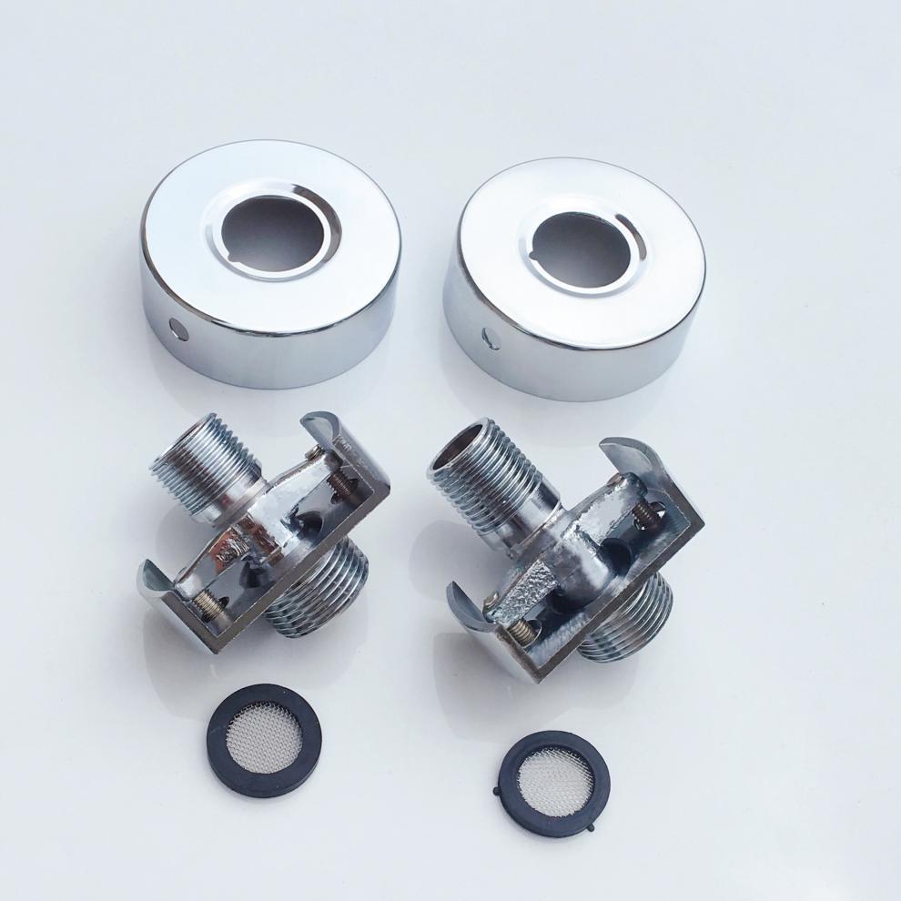 铜曲脚万向可调节弯角 淋浴阀花洒中长超长拐角 淋浴电镀大弯角