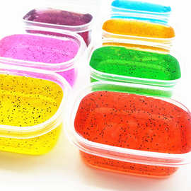 厂家直销儿童益智diy水晶泥黏土减压橡皮泥临沂2元百货批发