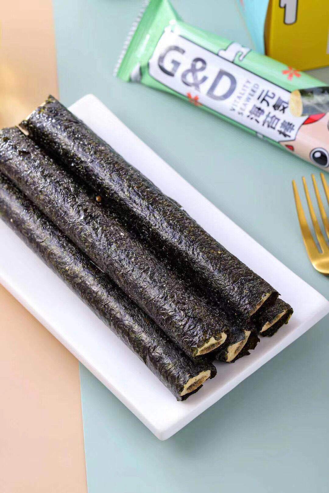 高点元气海苔棒84g(6支入) 婚庆送礼儿童休闲零食即食海苔米果