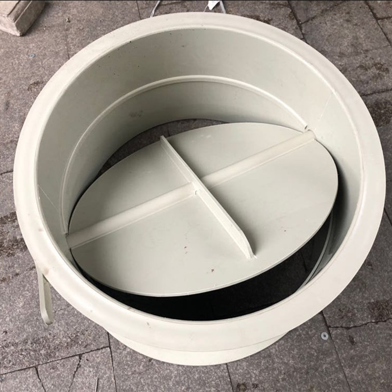 pp风阀 管道风量调节阀 法兰手动pp风阀 风管开关阀门dn800 800mm