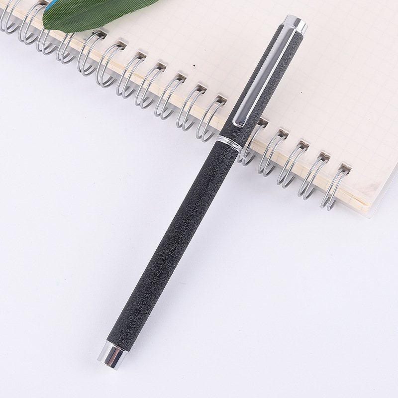 Metal Business Signature Pen Multi-Color Student Frosted Gel Pen Roller Pen Gift Pen Can Carve Writing Fixed Logo