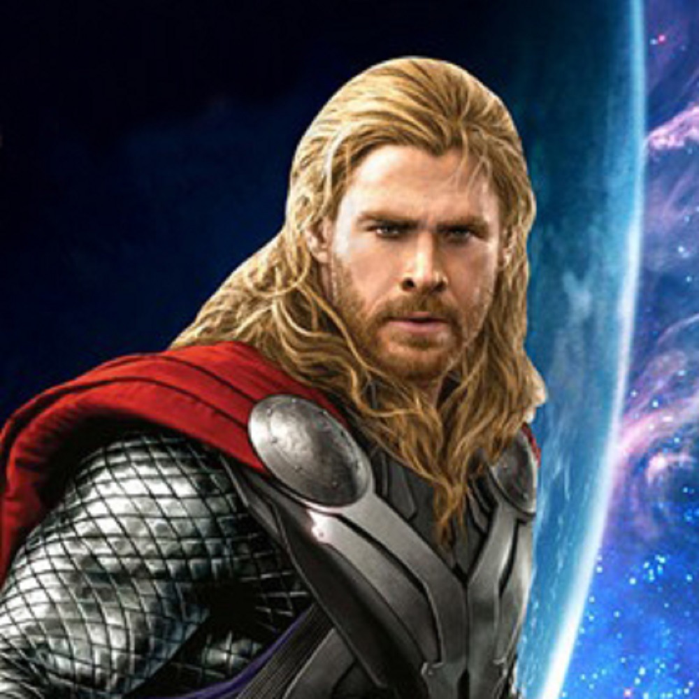 亚马逊爆款 欧美复联雷神造型假发 cosplay动漫假发男 万圣节头套