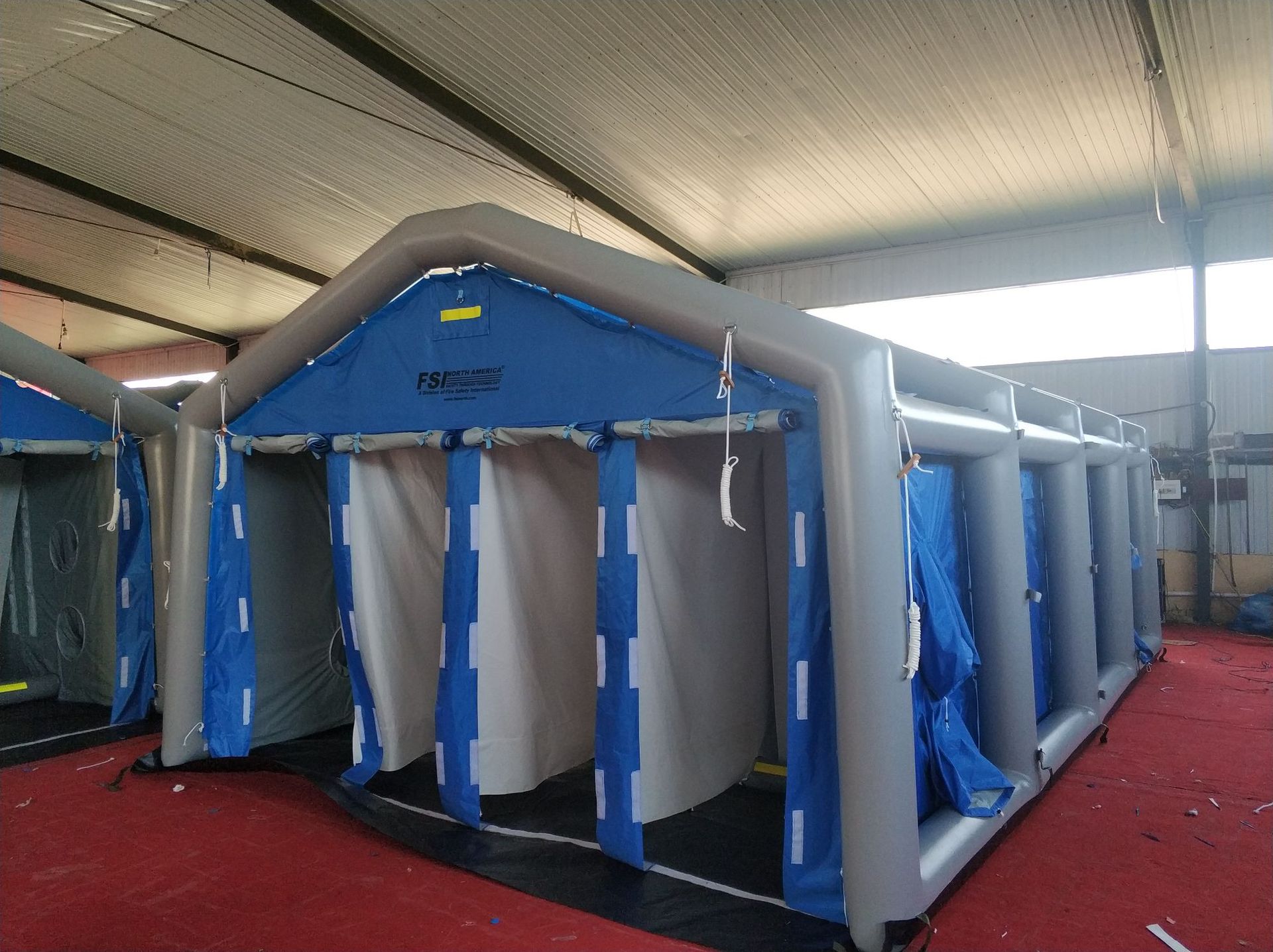 美式洗消充气帐篷户外消毒 公众洗消站消防医疗应急防化洗消帐篷