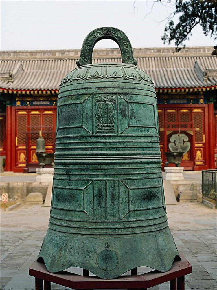 妈祖庙铸铜钟 定做玉皇庙铜钟雕塑 批发铸铜钟雕塑 加工铜钟